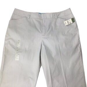 Eddie Bauer Mercer Fit NWT Capri Pants Regular Khaki 14 Stretch Sand Tan Beige